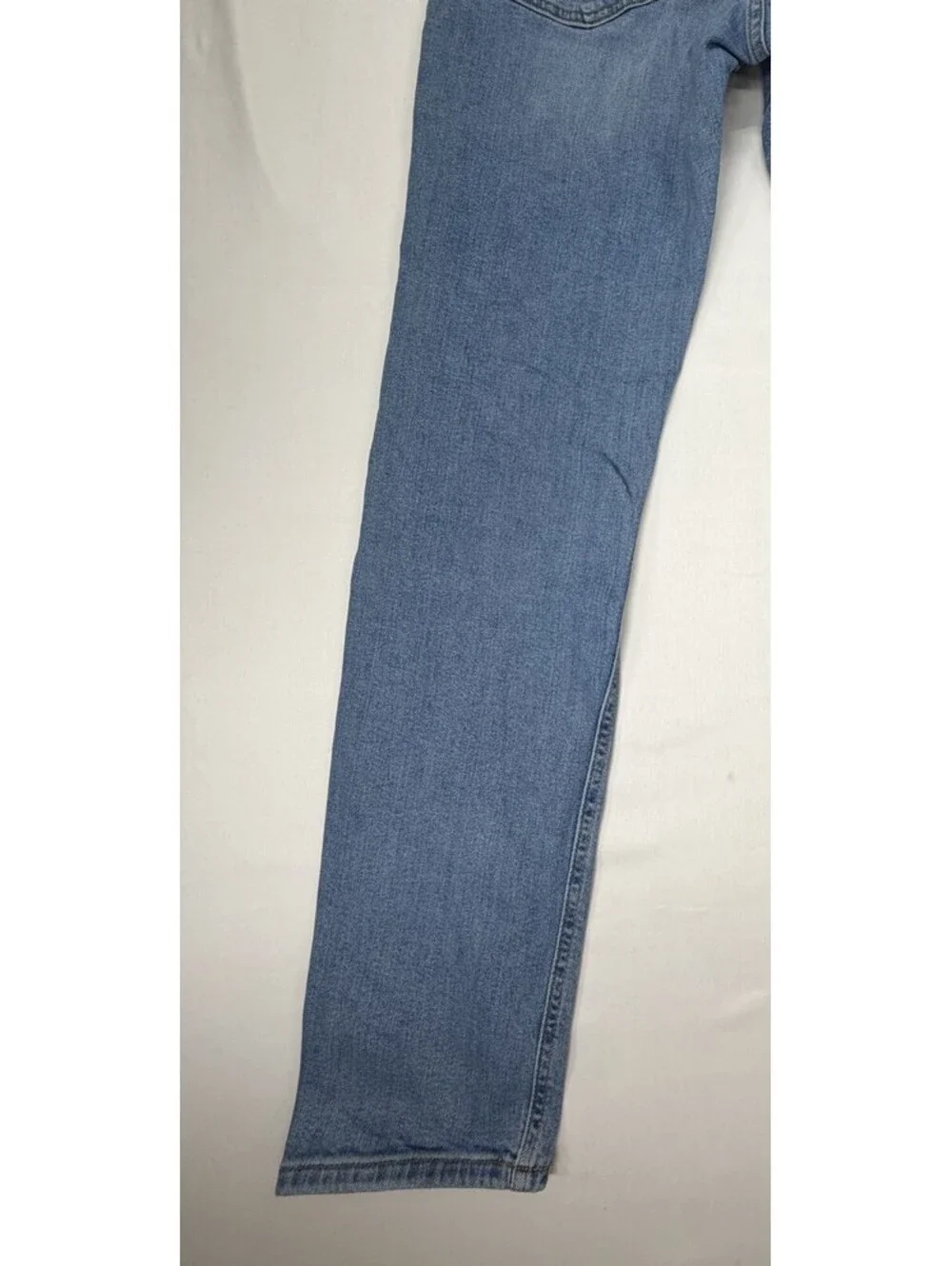Forever 21 Men's Jeans Straight Medium Wash Solid Denim Mid Rise Size 33 Blue